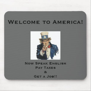 Welcome to America! Mousepad