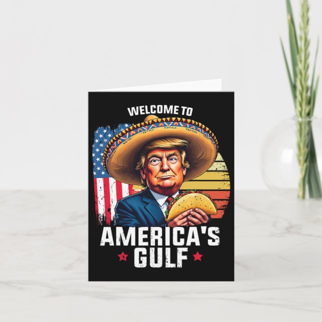 Welcome To America's Gulf  Card (Front)
