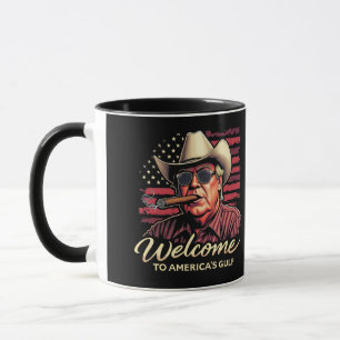 Welcome to America's Gulf Funny Trump America  Mug