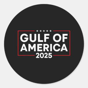 Welcome To America's Gulf - Gulf Of Usa America Me Classic Round Sticker