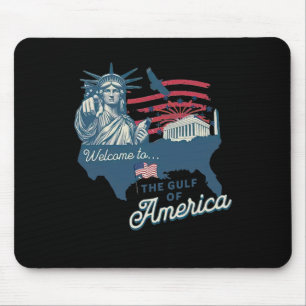 Welcome To America's Gulf Shirt Funny America's Gu Mouse Mat