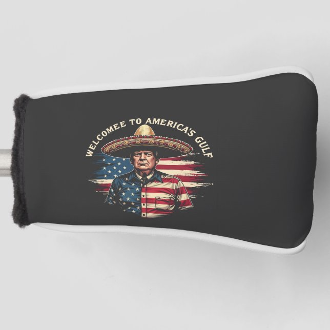Welcome to America's Gulf Trump East Coast  Golf Head Cover (Front)