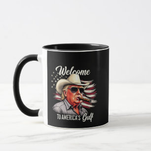 Welcome to America's Gulf Trump East Cost Mexico Mug