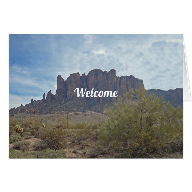 Welcome to Arizona Landscape Photo Guest Welcome (Front Horizontal)