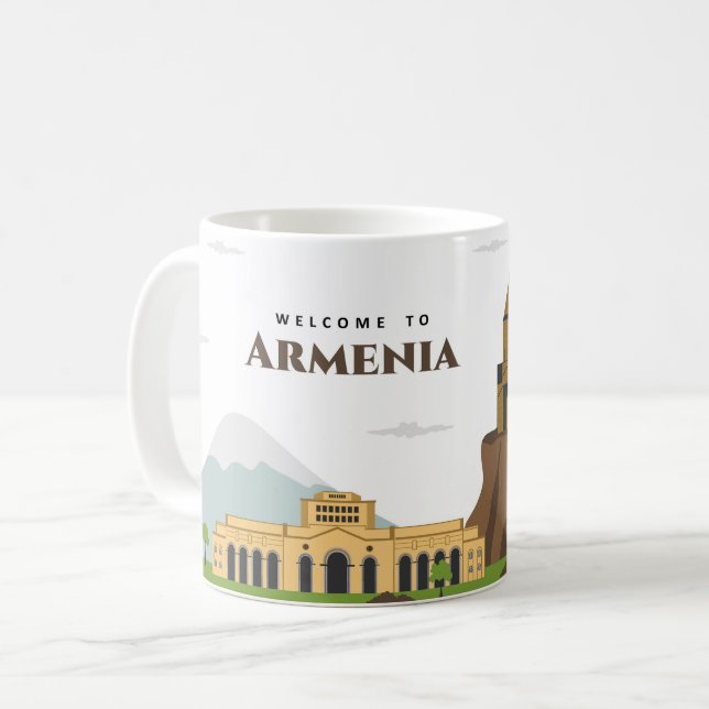 Welcome to Armenia Coffee Mug (Front Left)