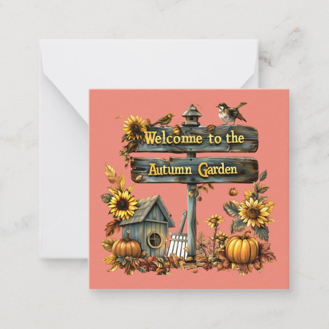 Welcome to Automn Card (Front)