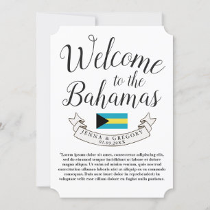 Welcome to Bahamas Destination Wedding Custom