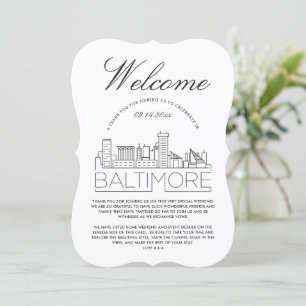 Welcome to Baltimore   Guests Details Invitation