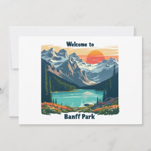 Welcome to Banff National Canadian Park Invitation