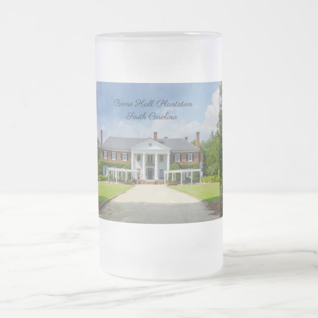 Welcome To Boone Hall Frosted Mug (Center)