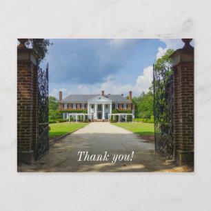 Welcome To Boone Hall Postcard