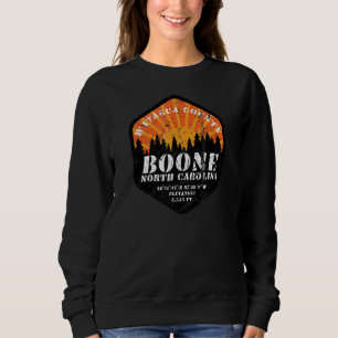 Welcome To Boone Nc In Watauga County Elev 3 333 Sweatshirt