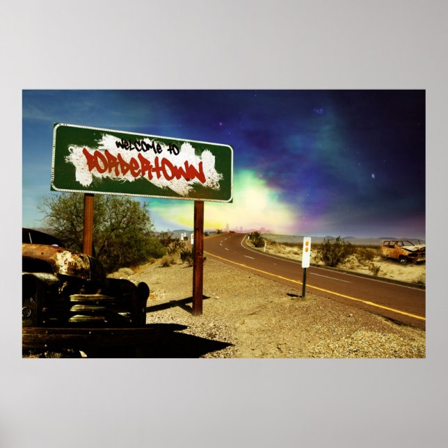 welcome to bordertown poster (Front)