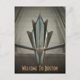 Welcome To Boston Postcard