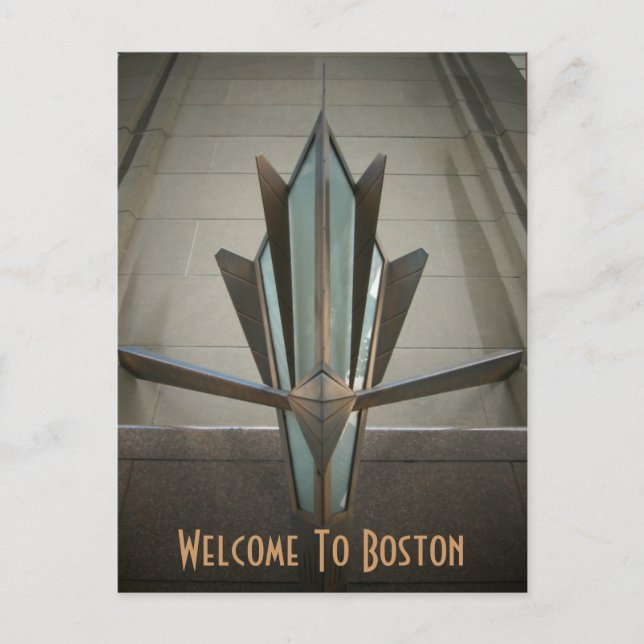 Welcome To Boston Postcard (Front)