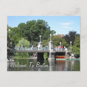 Welcome To Boston Postcard