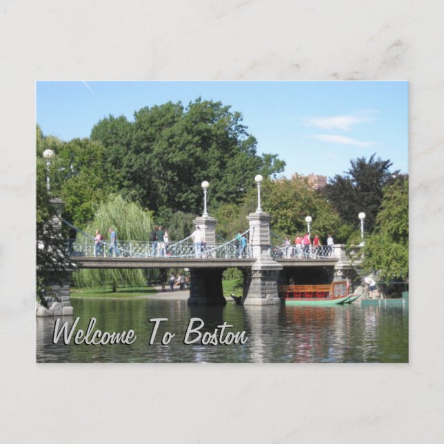 Welcome To Boston Postcard (Front)