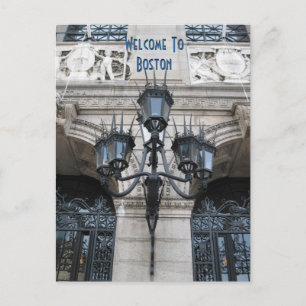 Welcome To Boston Postcard