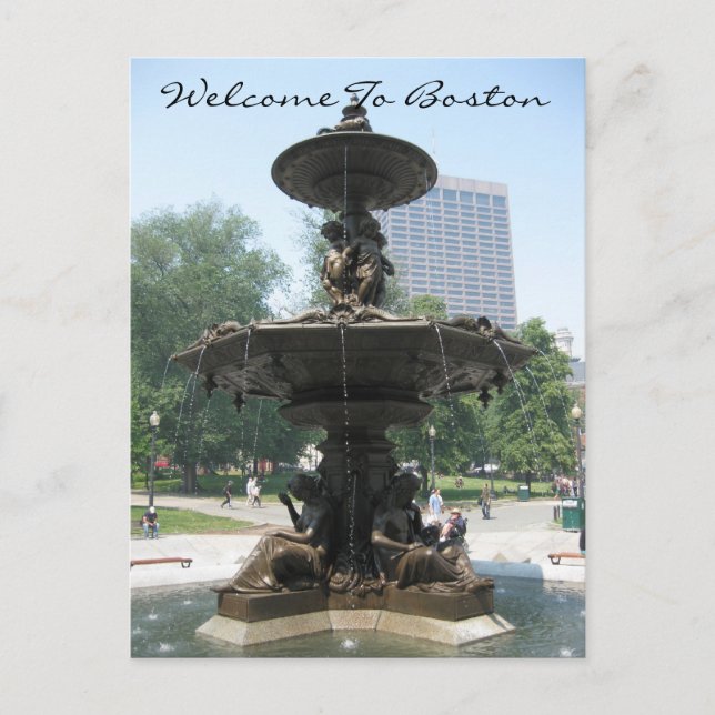 Welcome To Boston Postcard (Front)