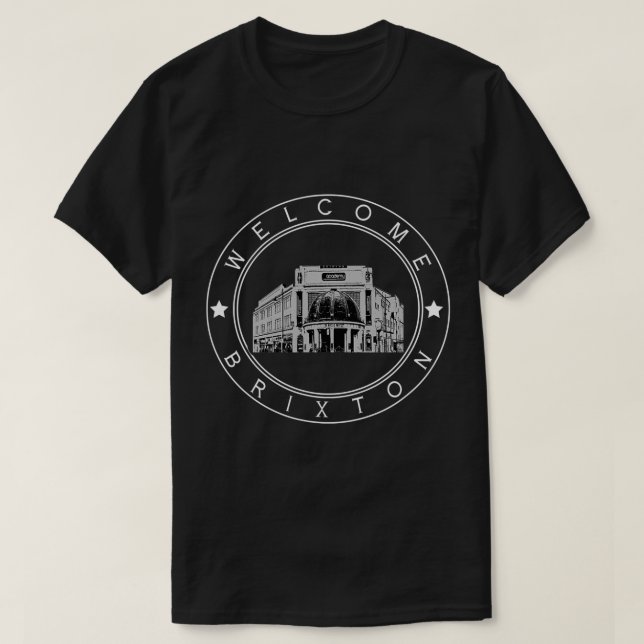 Welcome to Brixton Cult T Shirt Design from London (Design Front)