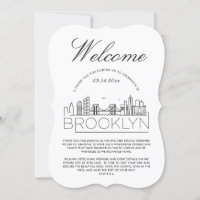 Welcome to Brooklyn | Guests Details Invitation