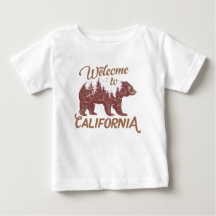 Welcome to California Bear Baby T-Shirt