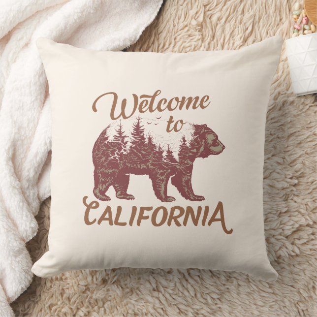 Welcome to California Bear Cushion (Blanket)