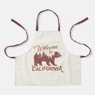 Welcome to California Bear Forest Apron