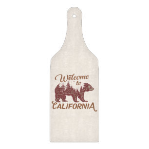 Welcome to California Bear Forest  Cutting Board