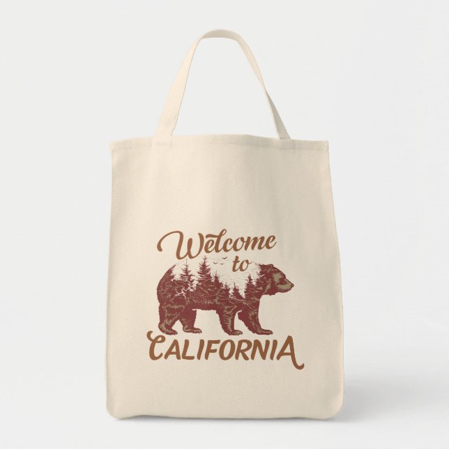 Welcome to California Bear Forest  Tote Bag (Front)