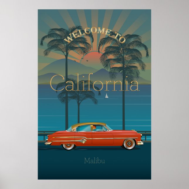 Welcome to California Poster (Front)
