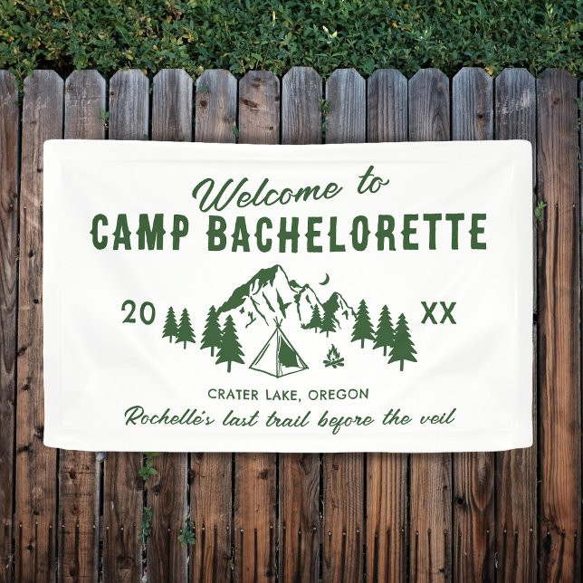 Welcome to Camp Bachelorette Banner (Creator Uploaded)