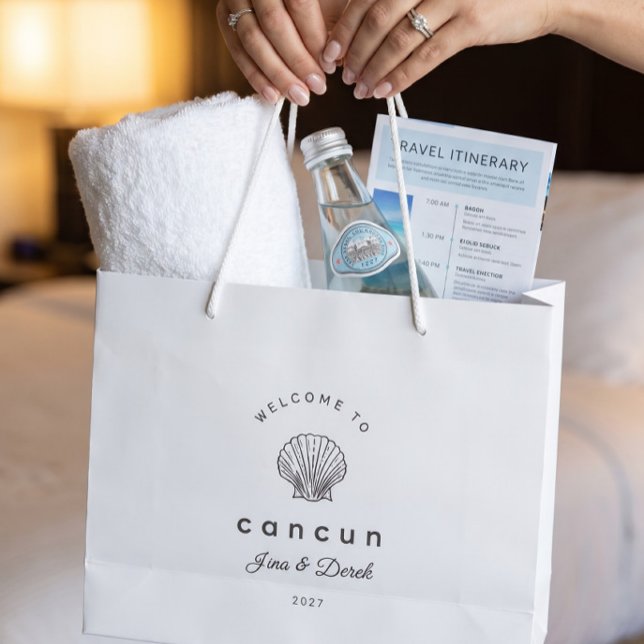 Welcome to Cancun Destination Wedding Welcome Bag (Creator Uploaded)