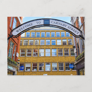 Welcome to Carnaby Street - London Postcard