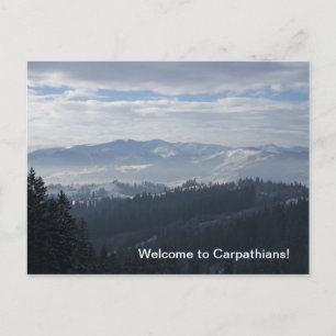 Welcome to Carpathians! Postcard