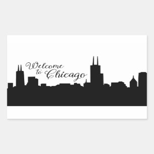 Welcome to Chicago Sticker large
