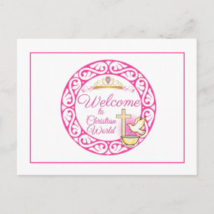 Welcome to Christian World Postcard