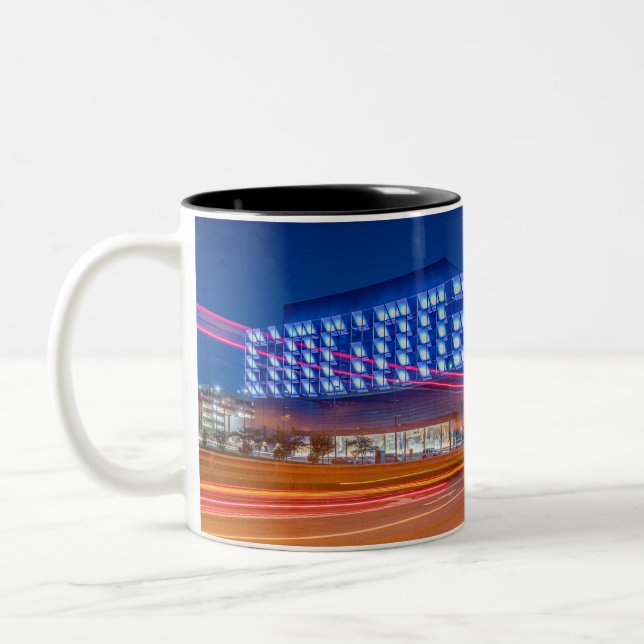 Welcome To Cincinnati Ohio Two-Tone Coffee Mug (Left)