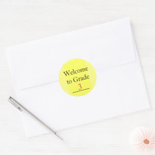 Welcome to Class Personalized Student Stickers