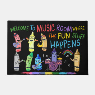 Welcome To Classroom Door Mat, Funny Teacher Gifts Doormat