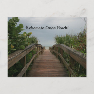 Welcome to Cocoa Beach, Florida! Postcard