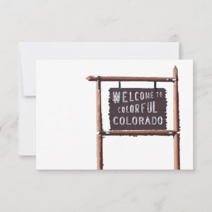 welcome to colourful colorado invitation