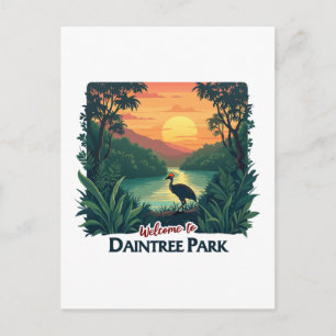 Welcome to Daintree National Australian Park Holiday Postcard