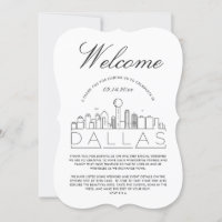Welcome to Dallas | Guests Details Invitation