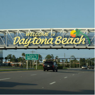 Welcome to Daytona Beach Photo Sculpture Magnet