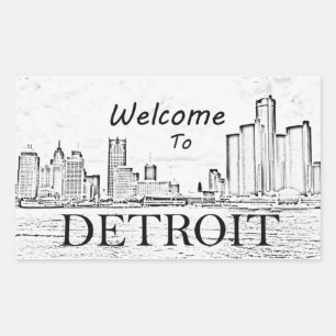 Welcome to Detroit Sticker