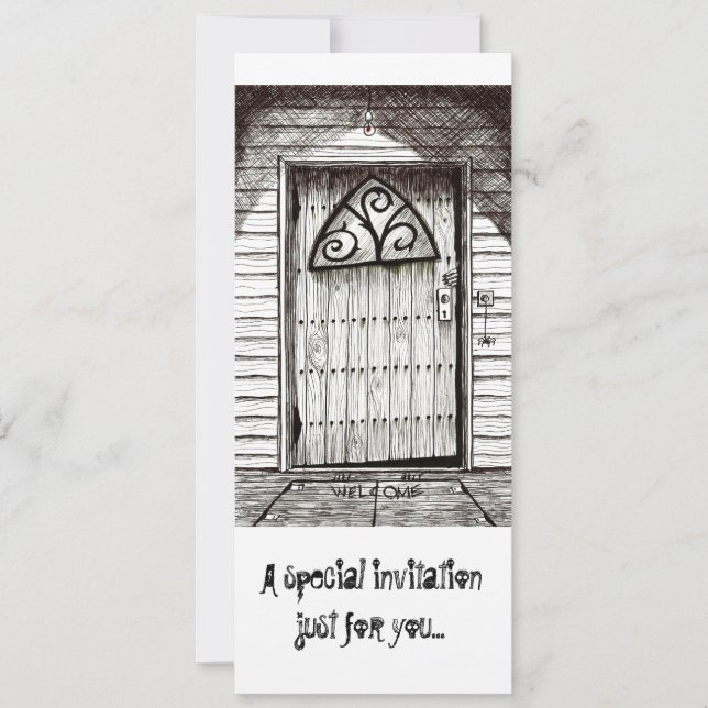 Welcome to Dinner Invitation (Front)