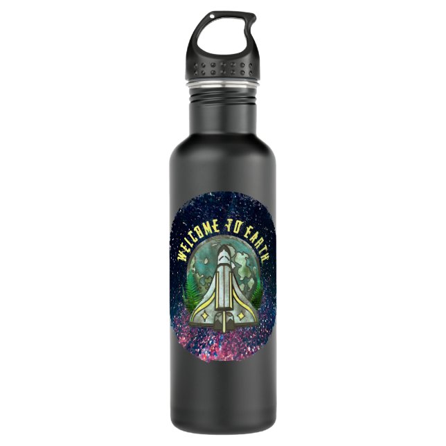 Welcome To Earth   The Last of Us Part II Classic  710 Ml Water Bottle (Front)