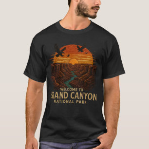 Welcome to Embroidery Grand Canyon National USA  T-Shirt