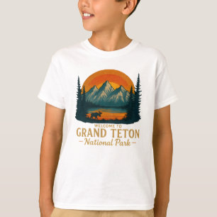 Welcome to Embroidery Grand Teton National USA T-Shirt